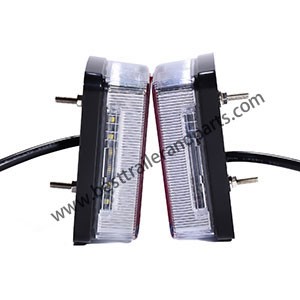 16LED Double Color Tail Light(White Lampshade)