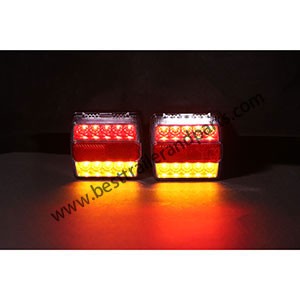 16LED Double Color Tail Light(White Lampshade)