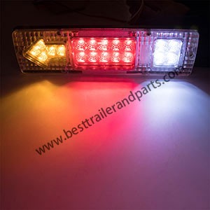 19LED Arrow Three Color Tail Light(White Lampshade)