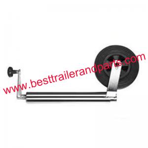 48mm Jockey Wheel With 200*20mm Rubber Wheel Plastic Rim