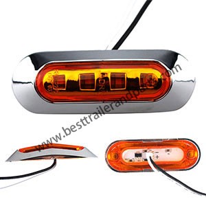 4LED Electroplate Border Side Light