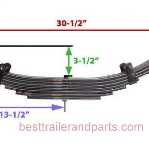 Dexter Axle Slipper Spring w/ Flat End