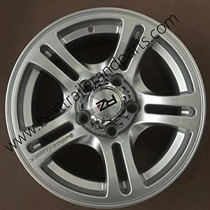 Trailer Aluminium alloy rim and tyre 01