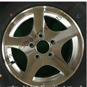 Trailer Aluminium alloy rim and tyre 02