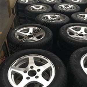 Trailer Aluminium alloy rim and tyre 02