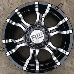 Trailer Aluminium alloy rim and tyre 04