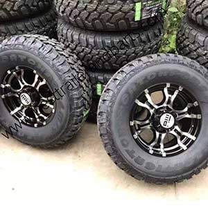 Trailer Aluminium alloy rim and tyre 04