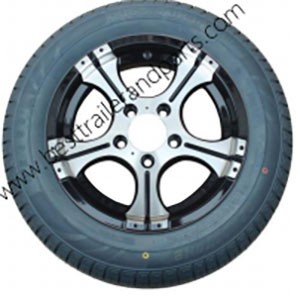 Trailer Aluminium alloy rim and tyre 10