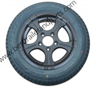 Trailer Aluminium alloy rim and tyre 11