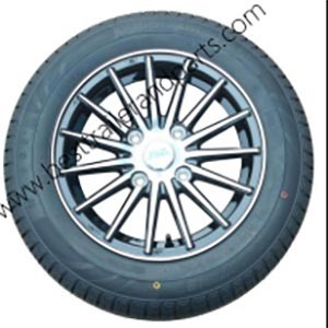 Trailer Aluminium alloy rim and tyre 12