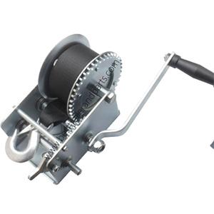 Trailer hand winch 2500lbs cable or strap