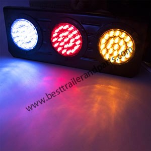 Trailer/72LED Three Color Waterproof Iron Tail Light